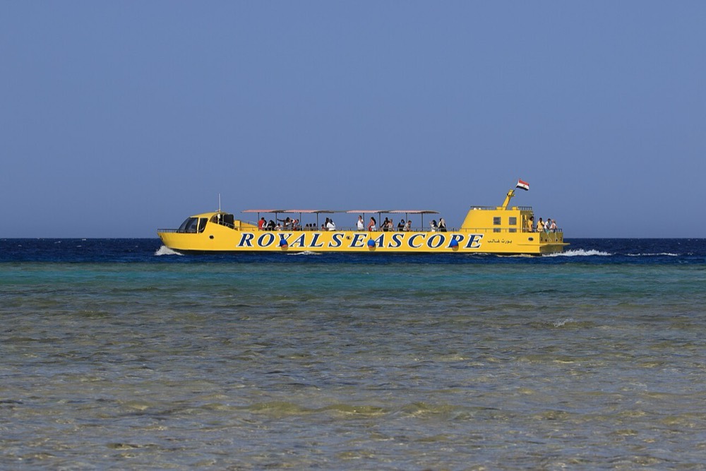 Glasbodenboot Yellow Submarine