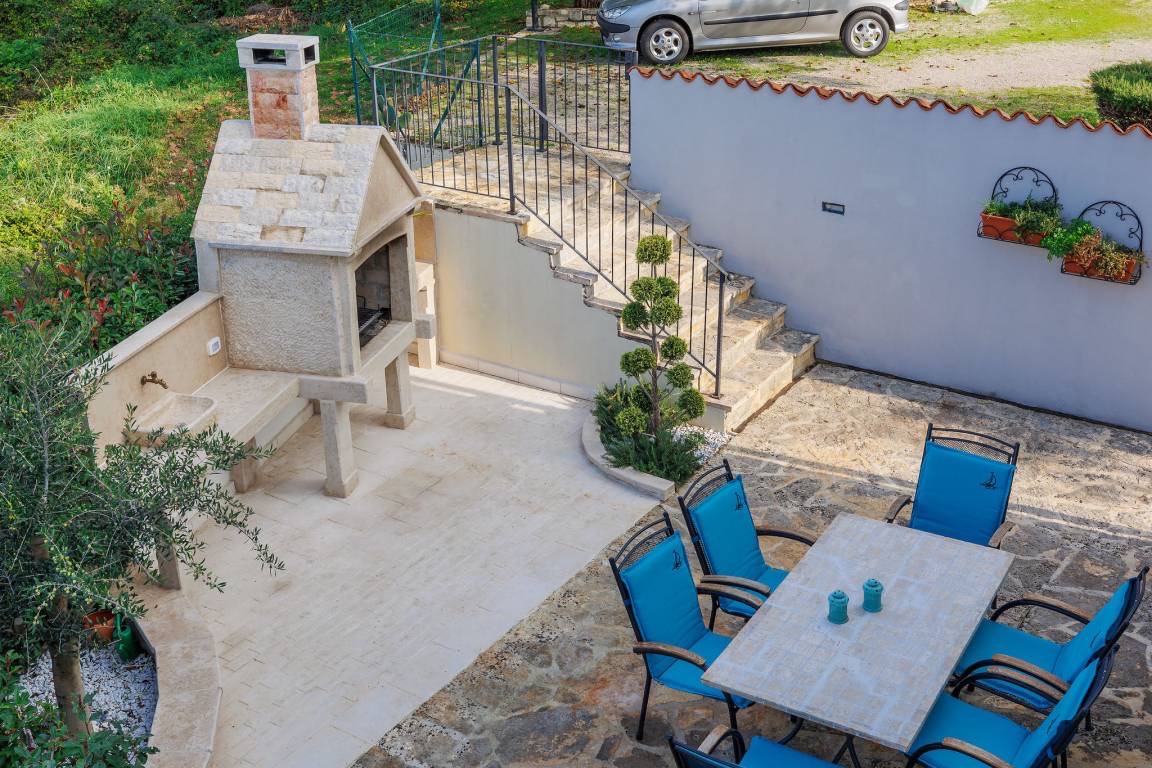 Pool, Terrasse, Stein-Grill